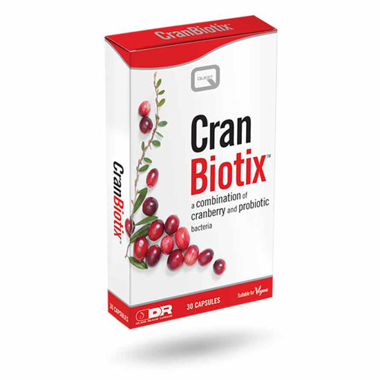 Quest Cranbiotix koristni mikroorganizmi z ekstraktom brusnice, 30 kapsul