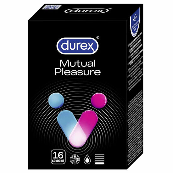 Durex Mutual Pleasure kondomi, 3, 10, 12, ali 16 kondomov