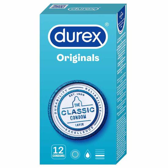 Durex Original Classic kondomi, 3, 12 ali 18 kondomov