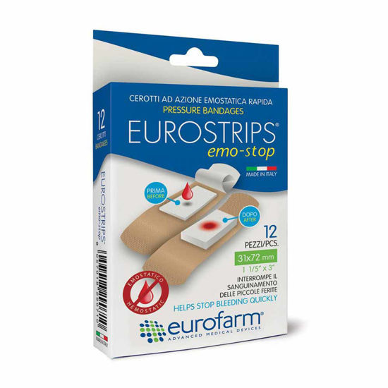 Eurostrips Emo hemostatični sterilni obliži 