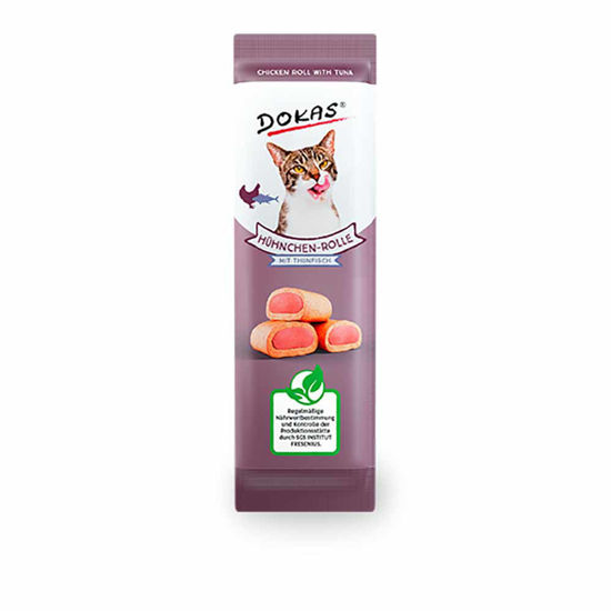 Dokas prigrizek za mačke, rolada s tuno