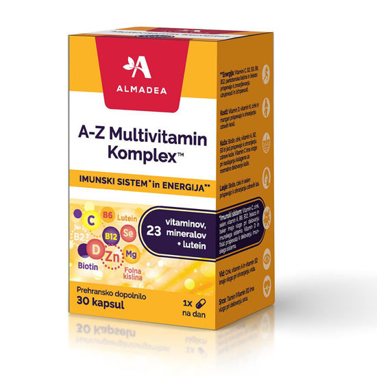 A-Z Multivitamin Komplex Almadea vitamini in minerali, 30 kapsul