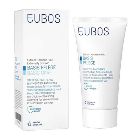 Eubos 5% pantenol mazilo za zaščito suhe kože, 75 mL