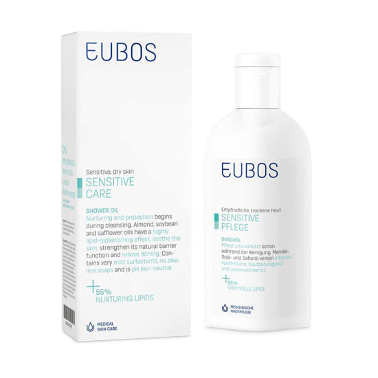 Eubos Sensitive olje za prhanje, 200 mL