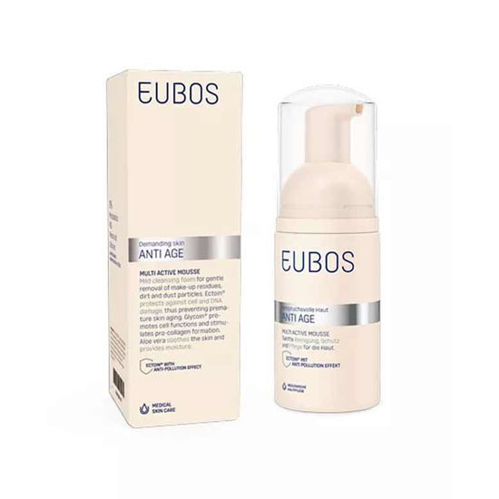 Eubos Med anti-age Multi Active blaga čistilna pena, 100 mL