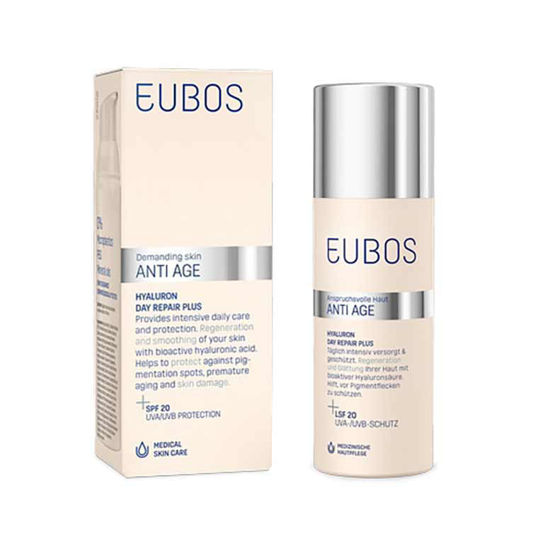 Eubos Anti Age Hyaluron Day Repair Plus z ZF20 anti age krema, 50 mL