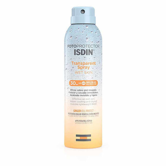 ISDIN Fotoprotector Transparent Wet Skin, prozoren sprej z ZF 50