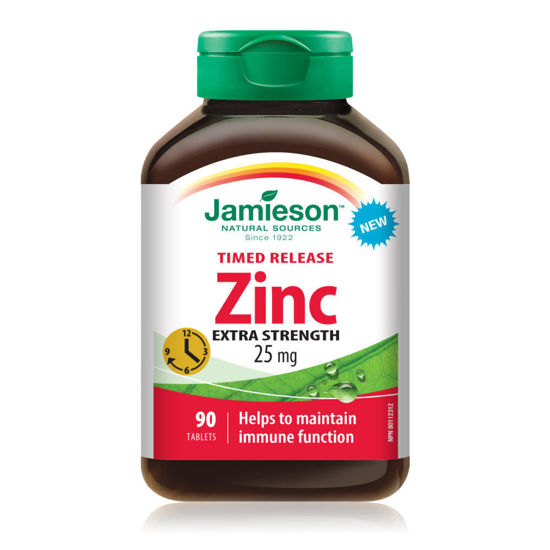 Jamieson cink 25 mg, tablete s podaljšanim sproščanjem