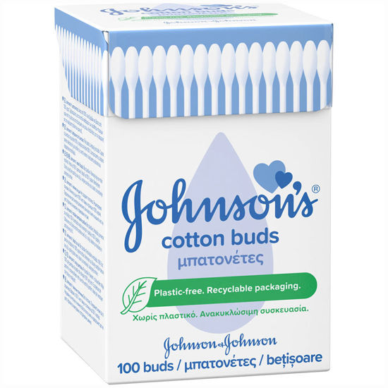 Johnson's vatirane palčke iz 100% bombaža