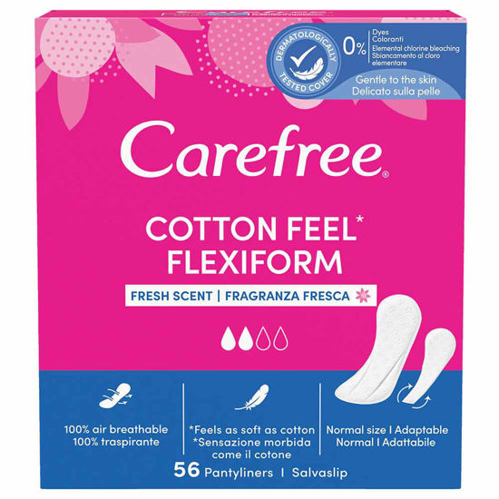 Carefree Cotton Feel Flexiform, odišavljeni ščitniki perila