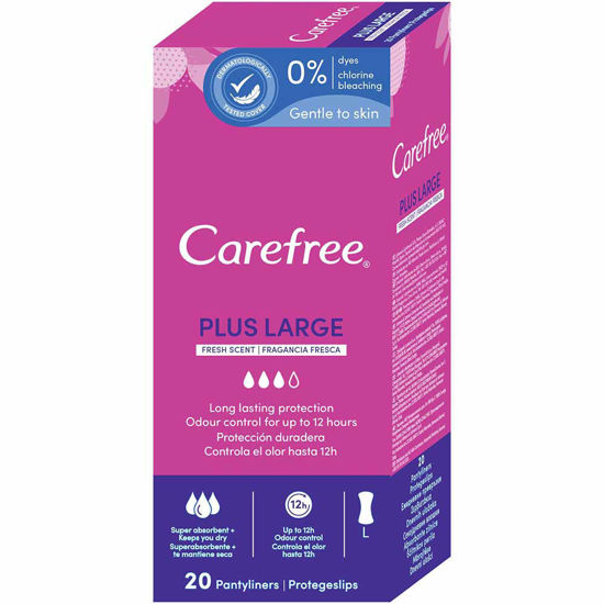 Carefree Plus Large, odišavljeni ščitniki perila