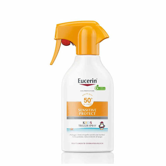 Eucerin Sun Kids Sensitive Protect, sprej za zaščito otroške kože pred soncem ZF 50 +