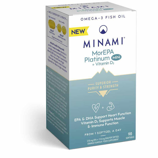 Minami MorEPA Platinum MiNi ribje olje, vitamin D3 za otroke