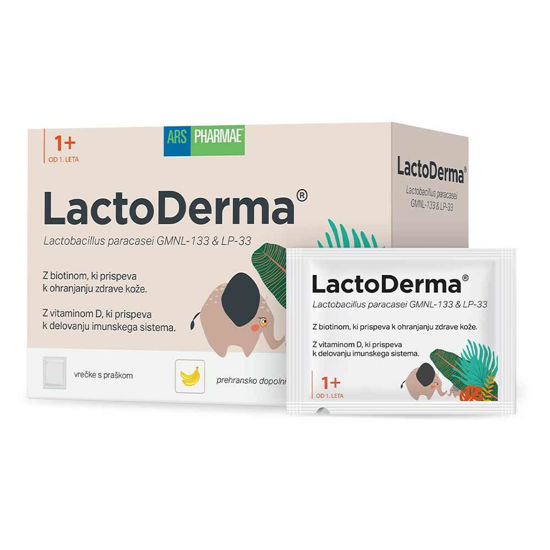 LactoDerma vrečke s praškom, 30, 60 ali 90 vrečk