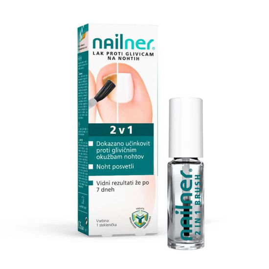 Nailner 2v1 lak proti glivicam na nohtih, 5 mL