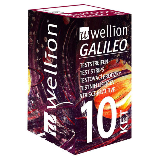 Wellion Galileo merilni lističi za ketone, 10 lističev