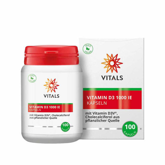 Vitals Vitamin D3 1000 IU, 100 kapsul