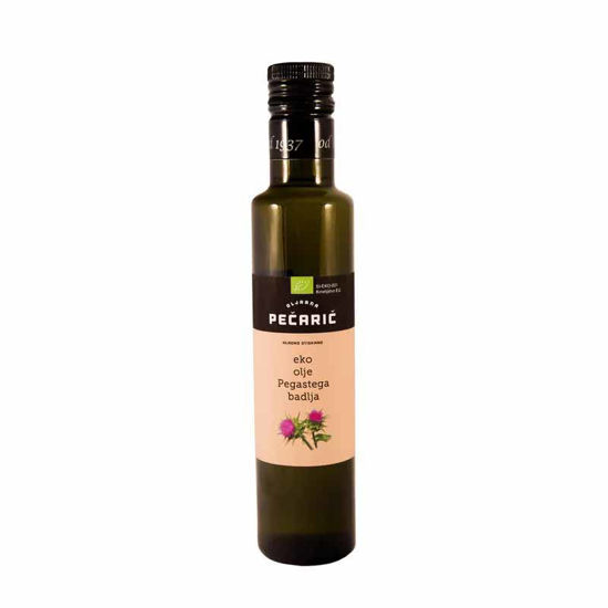 Oljarna Pečarič Eko olje pegasti badelj, 100 ali 250 mL
