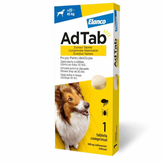 AdTab 900 mg žvečljive tablete za pse