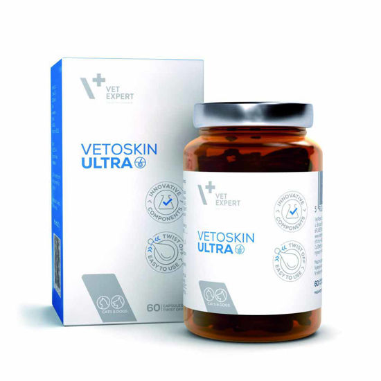 VetoSkin Ultra, podpora pri lajšanju atopičnih simptomov pri mačkah in psih