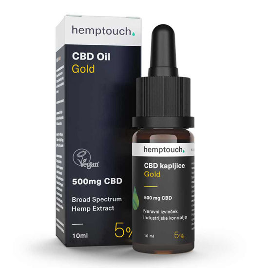 HempTouch GOLD CBD 5% konopljine kapljice, 10 mL
