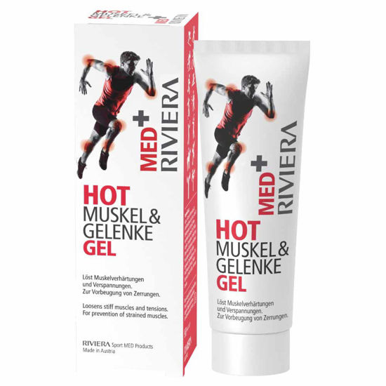 Riviera Med+ Hot, grelni gel za mišice in sklepe