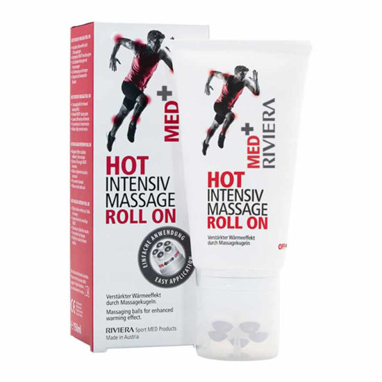 Riviera Med+ Hot, intenzivni masažni roll-on