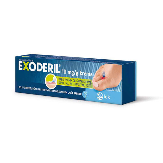 Exoderil za glivične okužbe nohtov, 15 g kreme