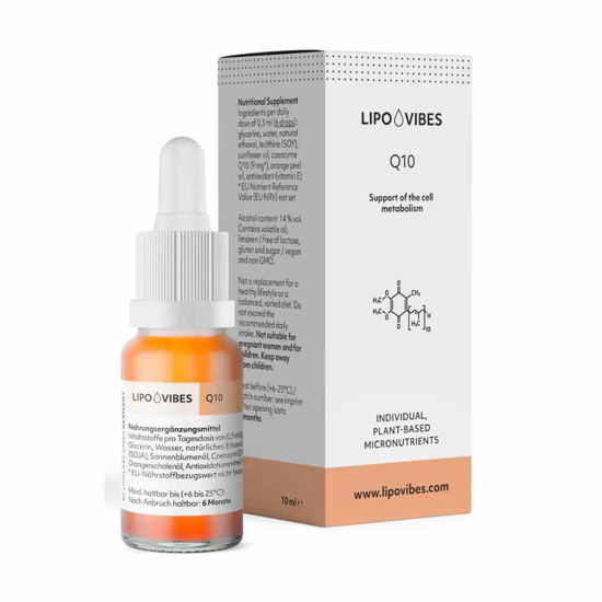 LipoVibes Q10, podpora celični presnovi