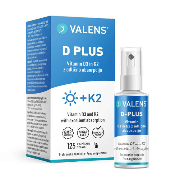 Valens D-plus ustno pršilo - sprej, 25 mL
