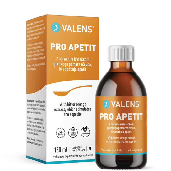 Valens Pro Apetit tekočina, 150 mL