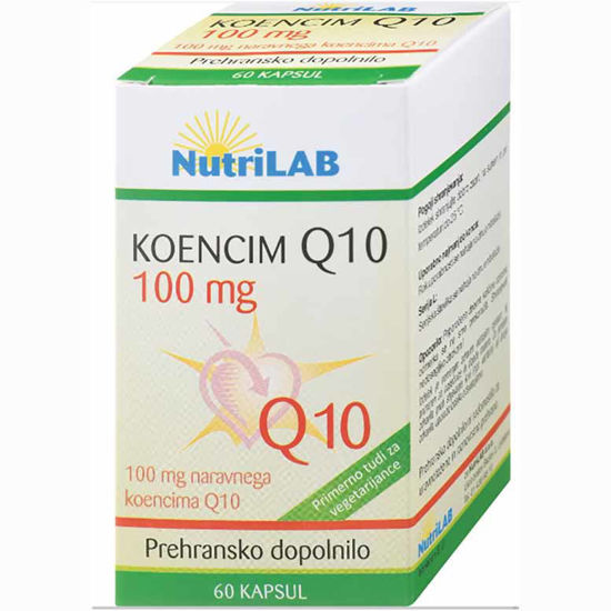 Nutrilab koencim Q10 100 mg, 60 kapsul
