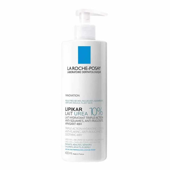 La roche posay Lipikar Lait Urea 10% mleko za telo za suho kožo, 400 mL