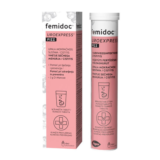 Femidoc Uroexpress Fizz šumeče tablete