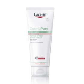 Eucerin DermoPure krema za telo s trojnim učinkom