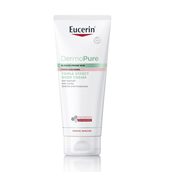 Eucerin DermoPure krema za telo s trojnim učinkom