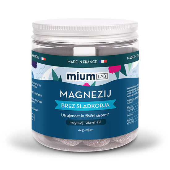 Mium Lab, Magnezij, gumiji brez sladkorja