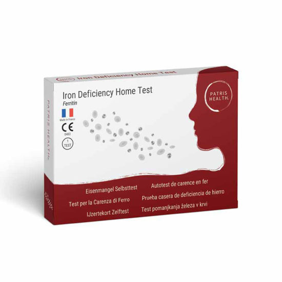 Patris Health test pomanjkanja železa v krvi, 1 testni komplet