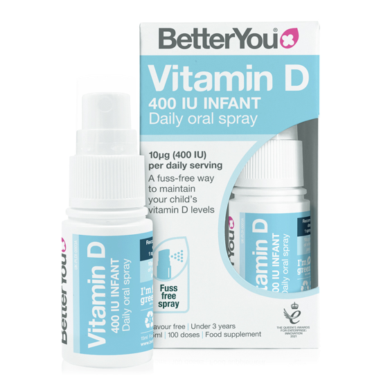DLux Infant Baby 400 vitamin D v razpršilu, 15 mL