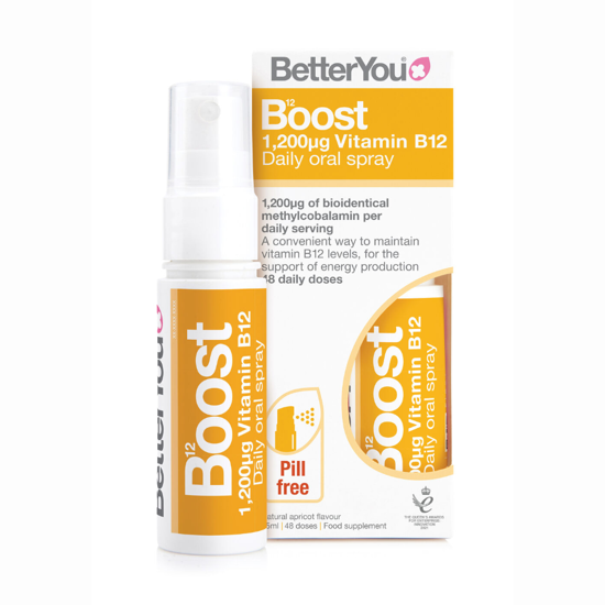 BetterYou Boost B12 vitamin v obliki pršila, 25 mL
