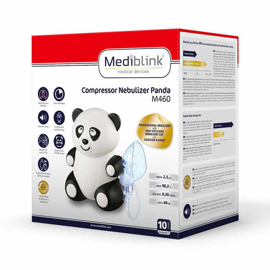 Mediblink Panda M460 kompresorski inhalator, 1 inhalatorski set