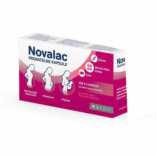 Novalac Prenatal, 2 kapsuli (GRATIS IZDELEK)
