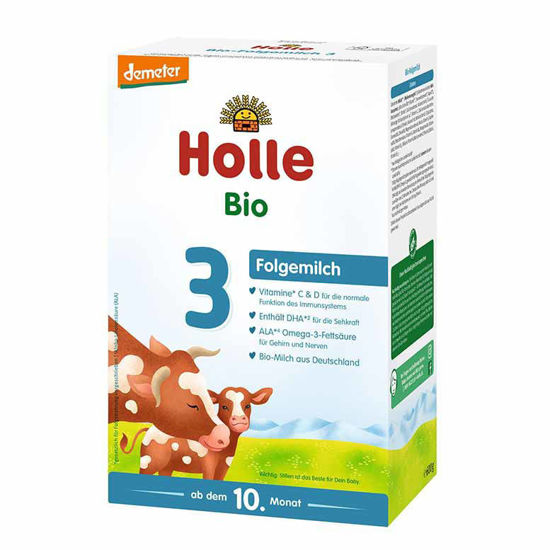 Holle 3 Bio nadaljevalno mleko, 600 g