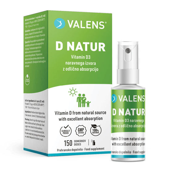 Valens D-natur ustno pršilo, 15 mL