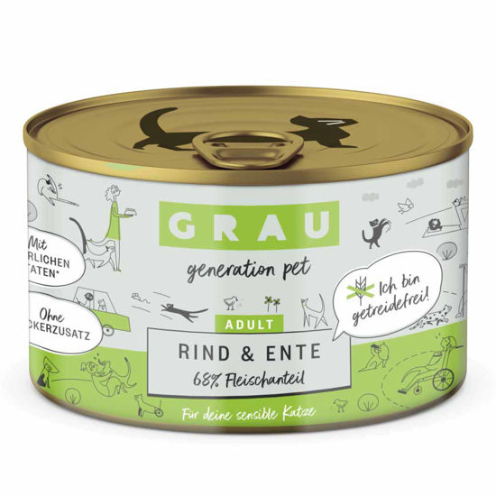 Grau konzerva mladiči govedina & raca & perutnina, 200 g ali 400 g
