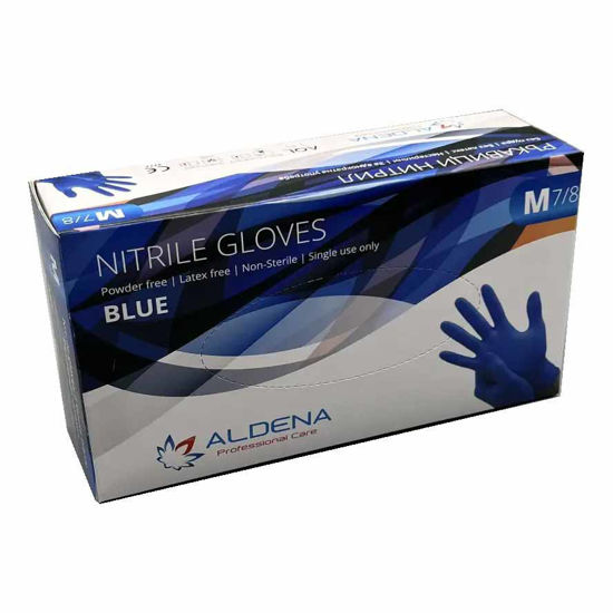 Aldena Professional Care nitril rokavice, črne ali modre, 100 komadov