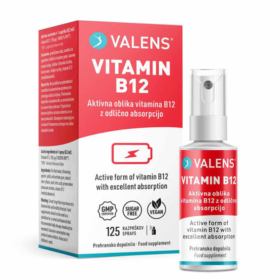 Valens B12 ustno pršilo, 25 mL