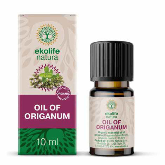 Organsko olje divjega origana Ekolife, 10 mL