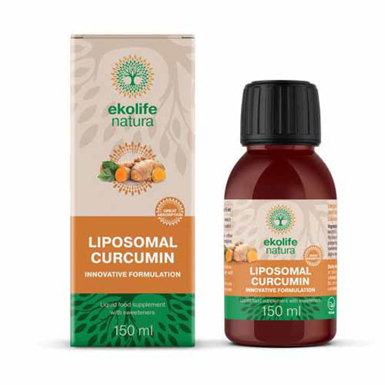 Ekolife natura liposomski kurkumin, 250 mL