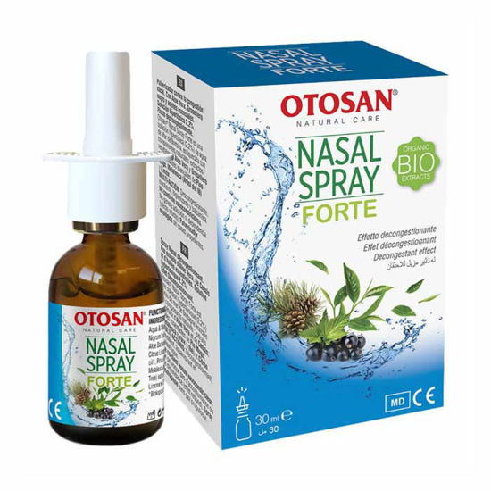 Otosan Forte naravno razpršilo za odmašitev nosu, 30 mL